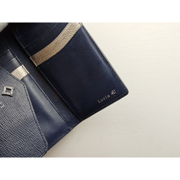 Luria 4C Folding Snap Wallet Navy - Picture 9 of 9